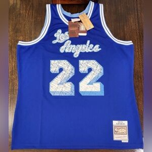 Mitchell & Ness NBA LAKERS Swingman Diamond JERSEY 1960 Elgin Baylor NEW